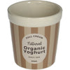 Planter Yoghurt Natural Fine Earthenware Brown 9.7x9.7x10.4c