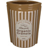Vase Granola Almond Fine Earthenware Brown 16x9x22,5cm