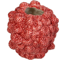 Vase Raspberry Dolomite Red 12.3x12.3x12.6cm