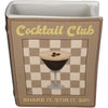 Vase Book Espresso Martini Dolomite Brown 16x6.3x20cm