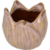 Vase Stoneware Pink 9x8.5x9cm