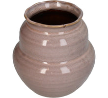 Vase Stoneware Pink 16x16x15.5cm