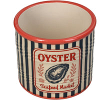 Planter Oyster Can Dolomite Blue 9.8x9.8x8.7cm