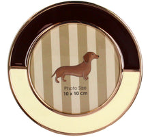 Photo Frame Zinc Alloy Brown 10x10cm