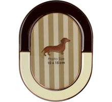 Photo Frame Zinc Alloy Brown 10x15cm