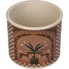 Planter Leopard Dolomite Brown 9.8x9.8x9cm