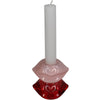Candle Stick Lips Glass Red 7.5x5x8cm