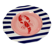 Plate Lobster Stoneware Multi 25.8x25x2.6cm