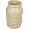 Vase La Dolce Vita Dolomite Beige 11x11x18cm
