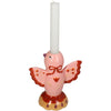 Candle Stick Bird Dolomite Multi 14x8.5x16cm