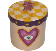 Keepsake Box Leopard Dolomite Multi 12.4x12.4x13.4cm