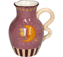 Vase Moon Dolomite Multi 16x12.2x18cm