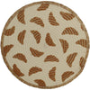 Placemat Croissant Polyester Ivory 38x38x0.6cm