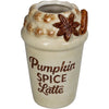 Vase Pumpkin Spice Latte Dolomite Ivory 9x9x13.5cm