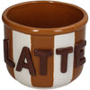 Planter Latte Dolomite Brown 14.2x14.2x11.5cm