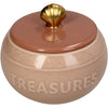 Keepsake Box Treasures Dolomite Pink 10x10x8.5cm