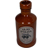 Vase Olio d'Oliva Fine Earthenware Terra 9.7x9.7x20.5cm