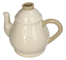 Vase Teapot Fine Earthenware Ivory 23.3x15.6x19cm