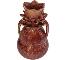 Vase Stoneware Purple 18x18x30.5cm