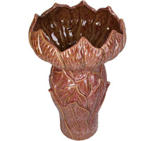 Vase Stoneware Brown 20.5x20.5x33cm