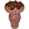 Vase Stoneware Brown 20.5x20.5x33cm