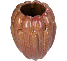 Vase Stoneware Brown 18x18x25cm