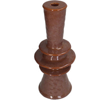 Candle Stick Stoneware Terra 12.5x12.5x30.5cm