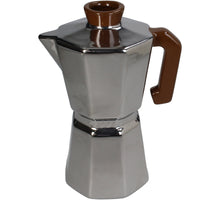 Vase Percolator Fine Earthenware Silver 17.5x11.5x25cm
