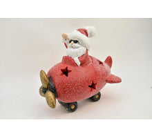 WEIHNACHTSMANN KERZENHALTER 35,5 CM