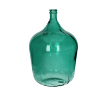 Vase aus recyceltem Glas, blau, 40x40x56cm