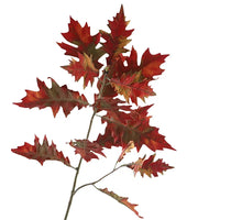 Oak Leaf Spray x16 Red Green 102cm