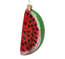 Ornament Melone Glas Rot 13.8cm