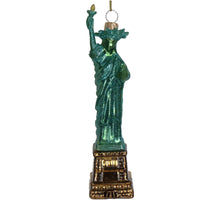 Ornament Statue Glas Türkis 16cm
