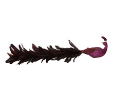 Ornament Pfauenfeder Lila 55cm