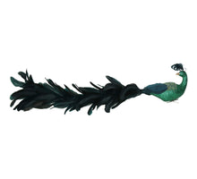 Ornament Pfauenfeder Grün 55cm