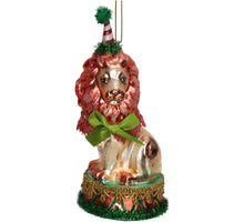 Ornament Zirkuslöwe Glas Multi 14cm