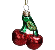 Ornament Kirsche Glas Rot 5.5cm
