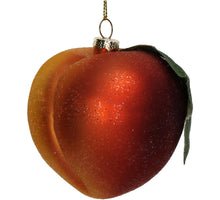 Ornament Pfirsich Glas Orange 7cm