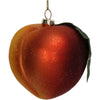 Ornament Pfirsich Glas Orange 7cm