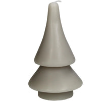 Kerze Weihnachtsbaum Wachs Elfenbein 7.5x7.5x14cm
