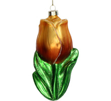 Ornament Tulpe Glas Gelb 10,2cm