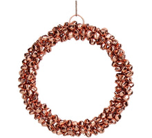 Ornament Glocken Kranz Metall Kupfer 12cm