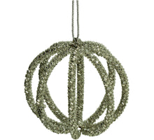Ornament Spiral Metal Silver 8cm