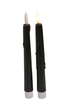 LED-Tropfkerze 20 cm schwarz, 2er-Set (exkl. 1xAAA)
