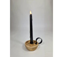LED-Tropfkerze 24cm schwarz Set/2 (exkl. 2xAAA)