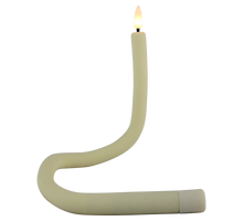 LED-Dinnerkerze flex 40cm elfenbeinfarben (exkl. 2xAAA)