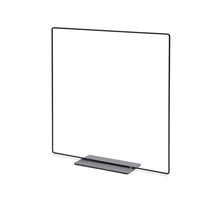 Metallherz stehend auf Sockel 30cm schwarz