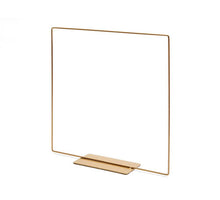 Metallherz stehend auf Sockel 30cm gold