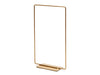 Metall Sechseck 40cm gold