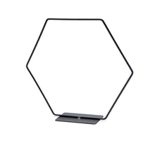 Metallring auf Sockel 100cm schwarz (Hohlrohr)